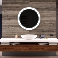 Moderne badkamer spiegel met led-verlichting L122