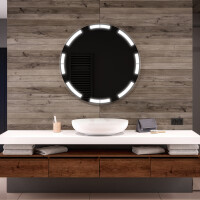 Moderne badkamer spiegel met led-verlichting L120