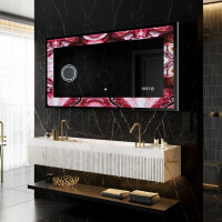 Verlichte Decoratieve Spiegel Voor - Ruby Rhythms