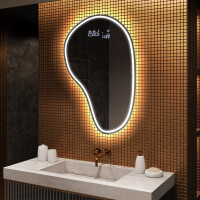 LED Badkamerspiegel in Onregelmatige Vorm S222