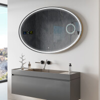 Moderne badkamer spiegel met LED-verlichting L228
