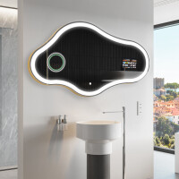 Onregelmatige Spiegel badkamer LED SMART C222 Google