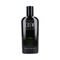 AMERICAN CREW Tea Tree Szampon do włosów, odżywka i żel pod prysznic 3w1 250ml