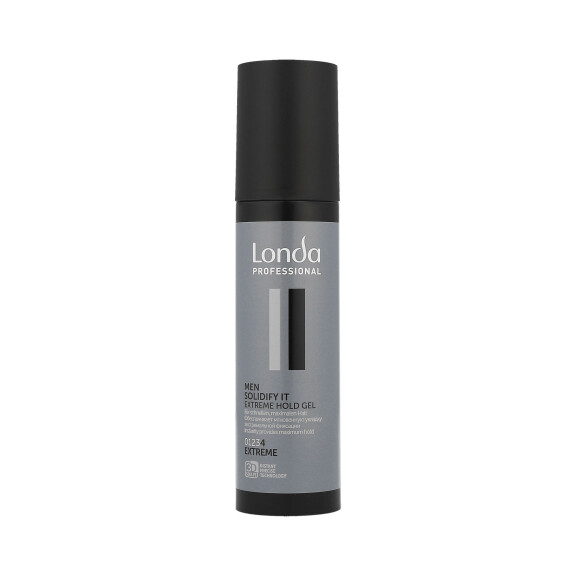 LONDA STYLING MEN Solidify It Extreme Żel do włosów o działaniu utrwalającym dla mężczyzn 100ml