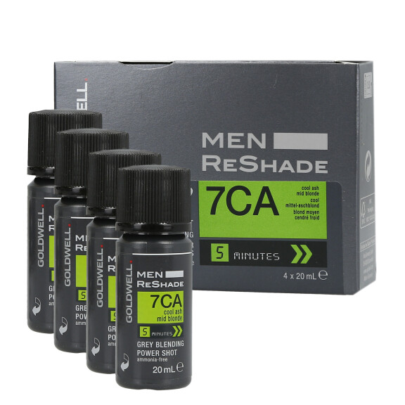 GOLDWELL MEN RE-SHADE Odsiwiacz dla mężczyzn kolor 7CA 4x20ml
