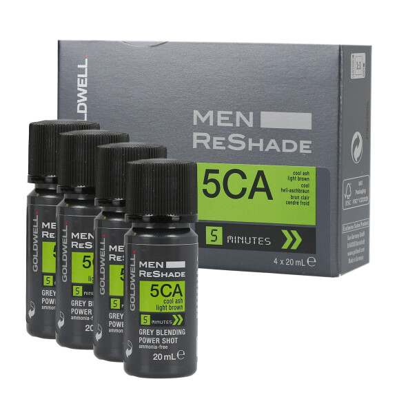 GOLDWELL MEN RE-SHADE Odsiwiacz dla mężczyzn kolor 5CA 4x20ml