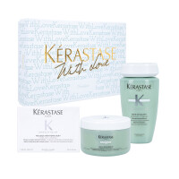 KÉRASTASE SPÉCIFIQUE Zestaw odświeżający do włosów przetłuszczających się, Kąpiel 250ml + Maska 200ml + Glinka, 250ml