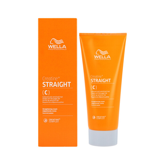 WELLA PREFESSIONALS CREATINE+STRAIGHT (C) Keratynowy, łagodny krem do trwałego prostowania włosów 200ml