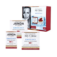 JANDA MY CLINIC KRIOLOGY Zestaw, krem na dzień 50ml + krem na noc 50ml + krem pod oczy 15ml dla kobiet po 50 roku życia