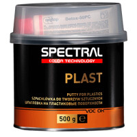 SPECTRAL PLAST Szpachlówka elastyczna do tworzyw sztucznych 2K | 0,5KG