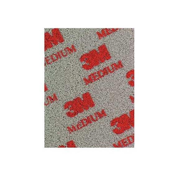 3M | 3808 | Gąbka ścierna na piance Medium | 115 x 140 MM