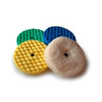 Dwustronna gąbka polerska niebieska 3M 50880 karbowana quick connect - 150 mm