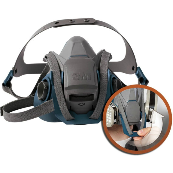 Półmaska 3M 6503QL wielokrotnego użytku z opcją Quick Latch - rozmiar: L
