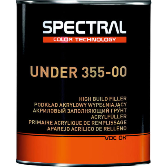 Podkład akrylowy wypełniający 4:1 2K SPECTRAL UNDER 355-00 - [2,8+0,7L] | P1 Biały