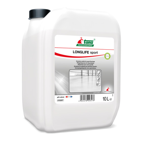 Tana Professional | LONGLIFE sport | emulsja do pielęgnacji podłóg w obiektach sportowych | 10L