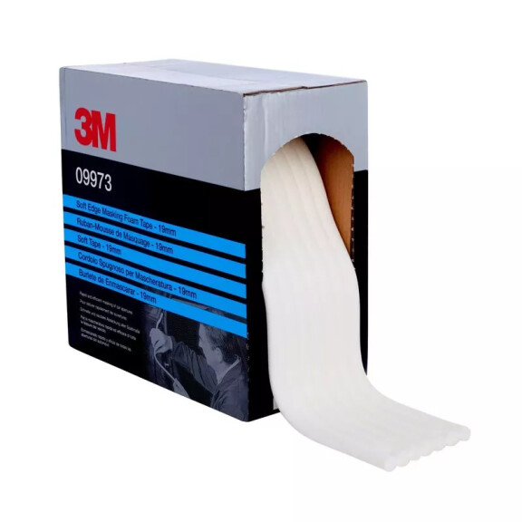 Piankowa taśma maskująca 3M 9973 Soft Edge biała 19 mm x 35 m