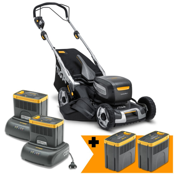 Zestaw Kosiarka akumulatorowa Stiga Twinclip 950e V (2.2 kW 48 cm)