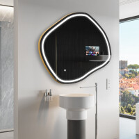 Nepravidelné zrkadlo LED Smart R223 Google