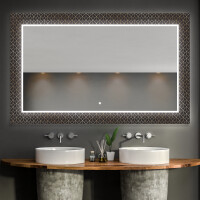Decoracion para espejos baño decorativos con luz LED - golden lines