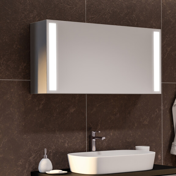 Armario con espejo con luz LED Sofia 100 x 50cm