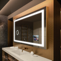 Espejo SMART de baño moderno e iluminado LED L15 Serie Google