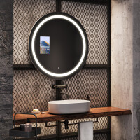 Redondo Espejo baño con luz LED SMART L33 Samsung