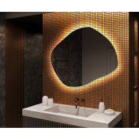 Espejo de baño LED de forma irregular R221