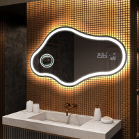 Espejo de baño LED de forma irregular C222