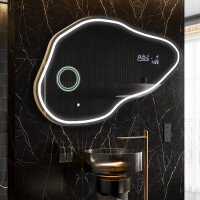 Espejo de baño LED de forma irregular P223