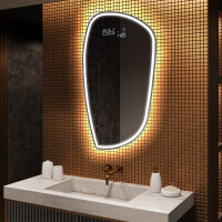 Espejo de baño LED de forma irregular I222