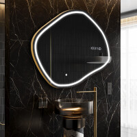 Espejo de baño LED de forma irregular R223