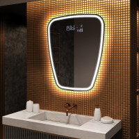 Espejo de baño LED de forma irregular Z222