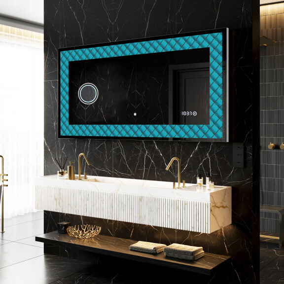 Espejo con luz decorativos pared - Blue Harmonies