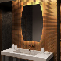 Espejo de baño LED de forma irregular M221