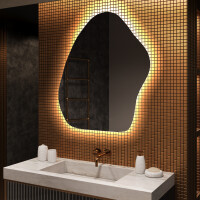 Espejo de baño LED de forma irregular G221