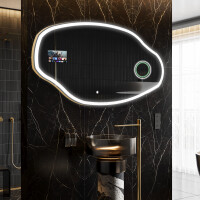 Irregular Espejo baño con luz LED SMART O222 Google