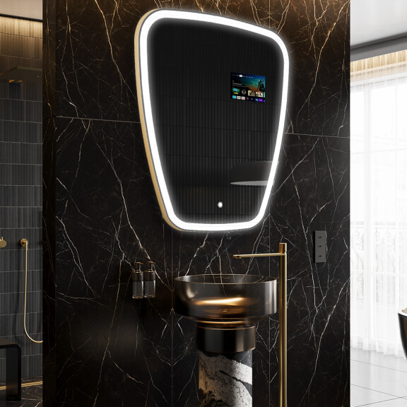 Espejos de baño irregular LED SMART Z222 Google