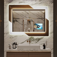 Espejo de baño con luz - Retro