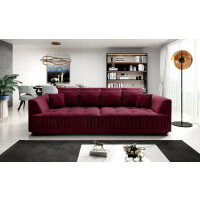 Big sofa Zonda z elektrycznie wysuwanymi siedziskami - Bez funkcji spania, Tkanina obiciowa, Bez pojemnika