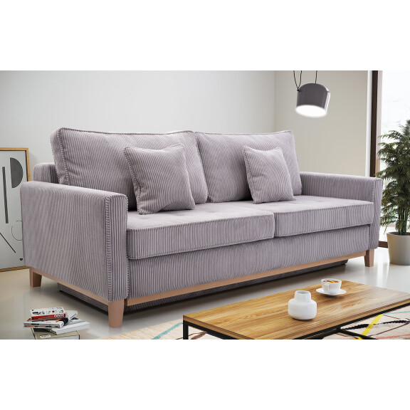 Promocja sofa do salonu Arya z automatem DL-ka - Tkaniny Promocyjne, System automat DL, Tkanina obiciowa, 1 x pojemnik