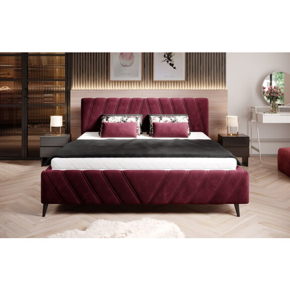 Promocja łóżko Calypso 180 z drewnianym stelażem i pojemnikiem Ontario 2, 12, 16, 19 - 180x200 cm, Stelaż drewniany+pojemnik