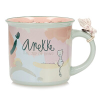 Pojemny Kubek porcelanowy wielokolorowy Anekke 40475-102