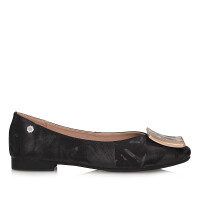Skórzane oryginalne półbuty damskie Tuffoni 2425028LL black