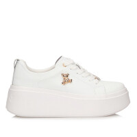 Półbuty sneakersy na grubej podeszwie Filippo DP6246/25 WH