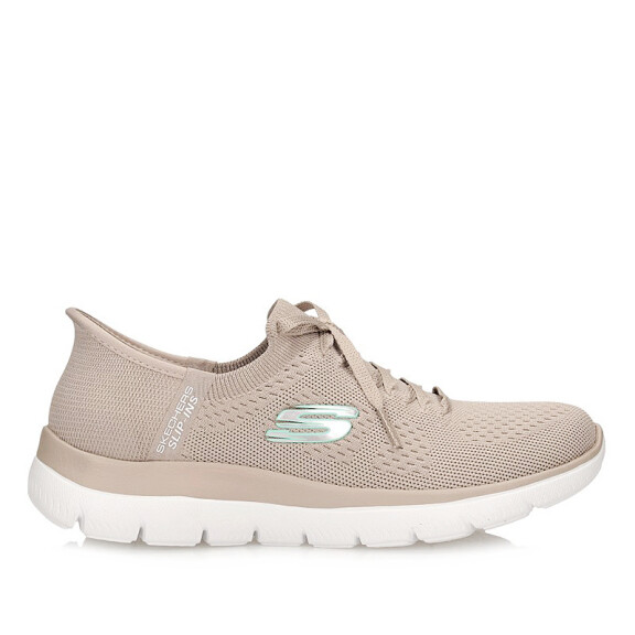 Codzienne półbuty sneakersy damskie Slip-on Skechers 150263 TPE