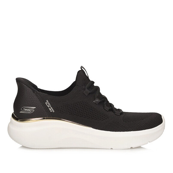 Oryginalne Sneakersy damskie Slip-on Skechers 117617 BLK