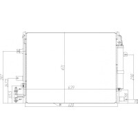 Klimaanlage Radiator Peugeot 308 13- Lr022744