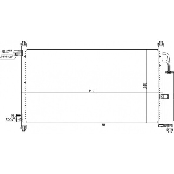 Klimaanlage Kühler Nissan Juke 10- 92100-Ax800