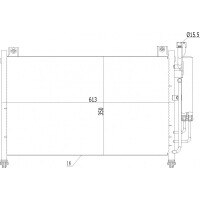 Klimaanlage Kühler Mazda 2 1.3-1.5 07- Df71-61-480A