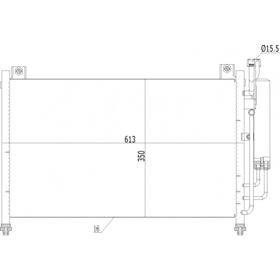 Klimaanlage Kühler Mazda 2 1.3-1.5 07- Df71-61-480A